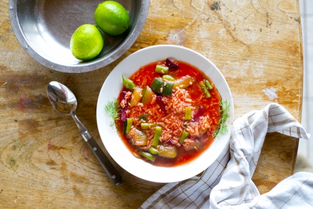 【タコとズッキーニとセロリのトマト味噌スープ】Atsushiさんレシピ。魔法のMISOスープでダイエット