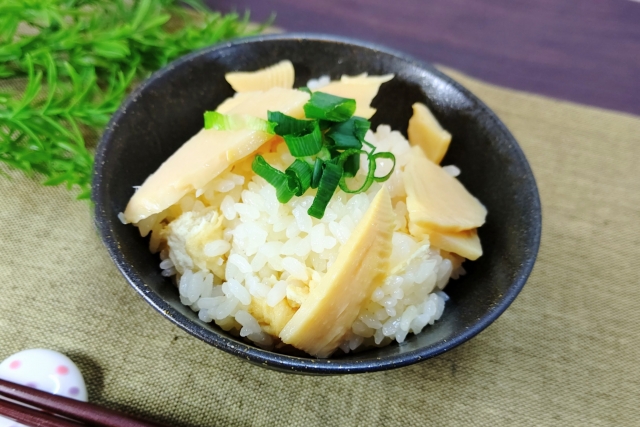 【タケノコご飯】レシピ