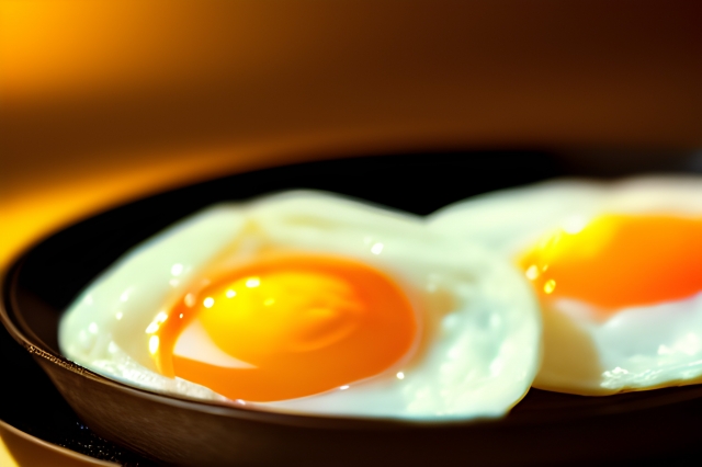 【冷凍卵で２個の目玉焼きを作る】レシピ